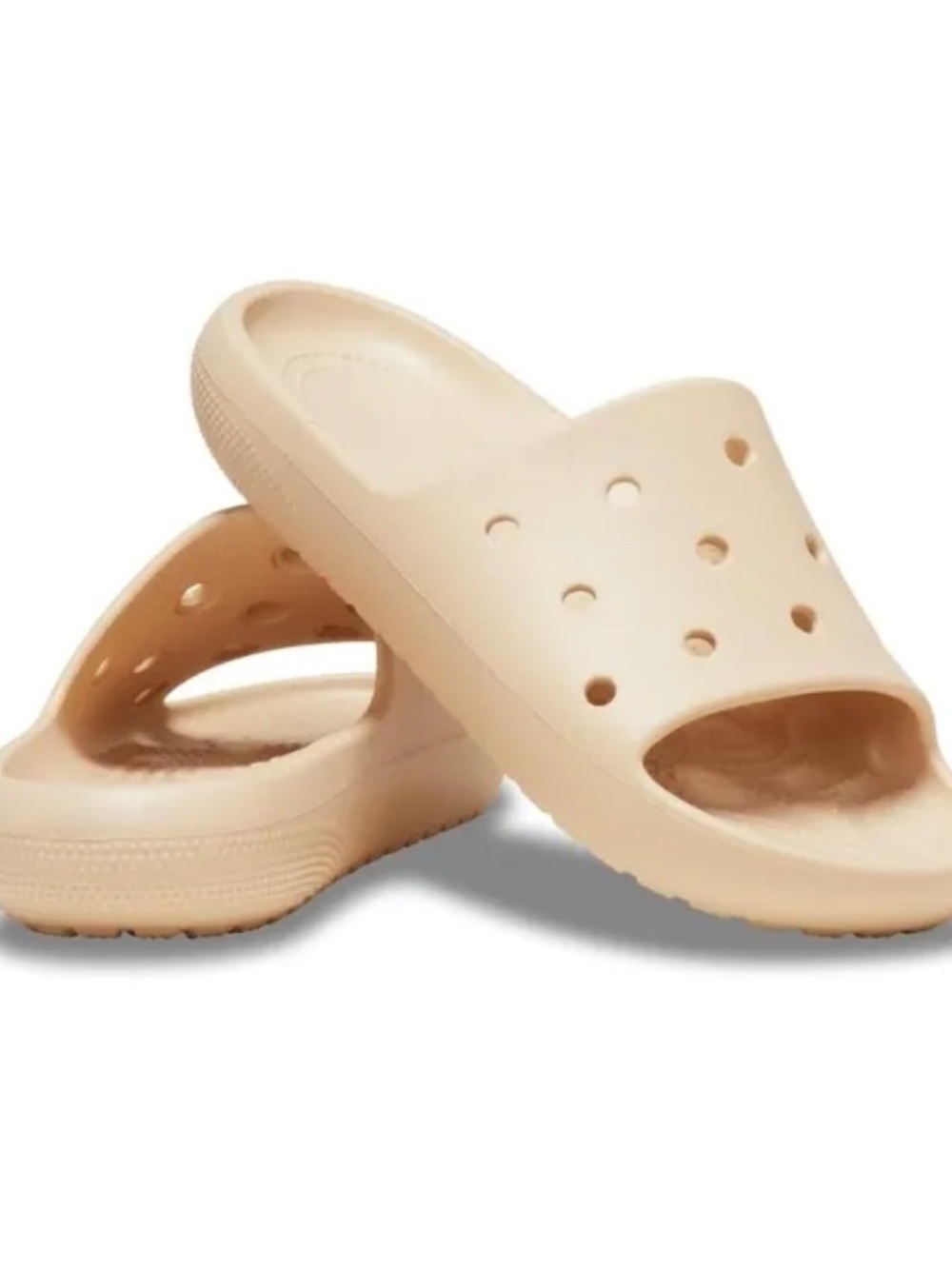 Crocs Classic Slides Sandals in Nude